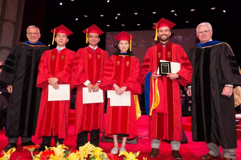 An Exceptional Day for IMSC at 2018 USC Ph.D. Hooding and Awards